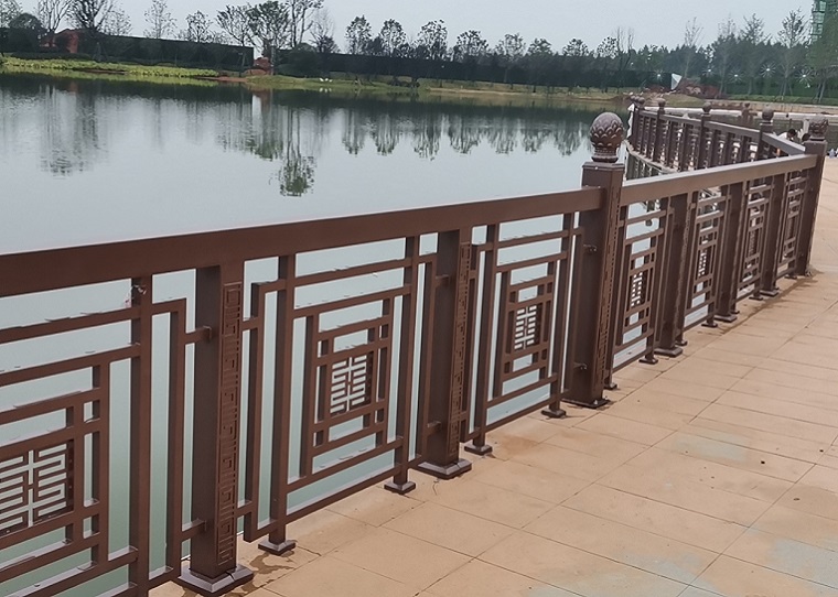 萍乡市政工程锌钢护栏案例