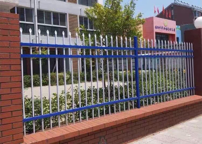 萍乡学校幼儿园锌钢围栏护栏工程案例